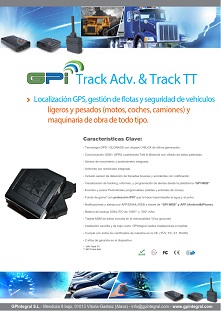 Catálogo GPI Track Adv